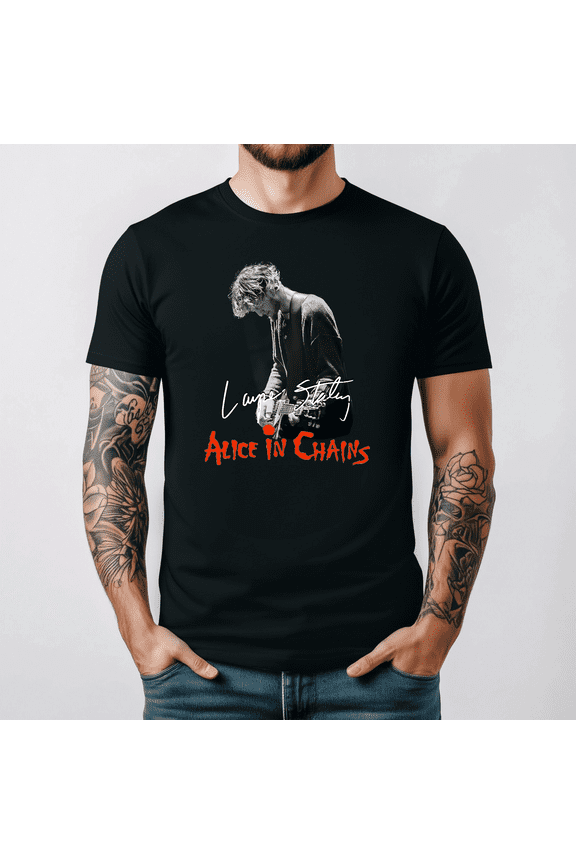 Alternative Grunge Rock Music Band Guitarist Graphic Crew T-shirt,for unisex up to 5XL