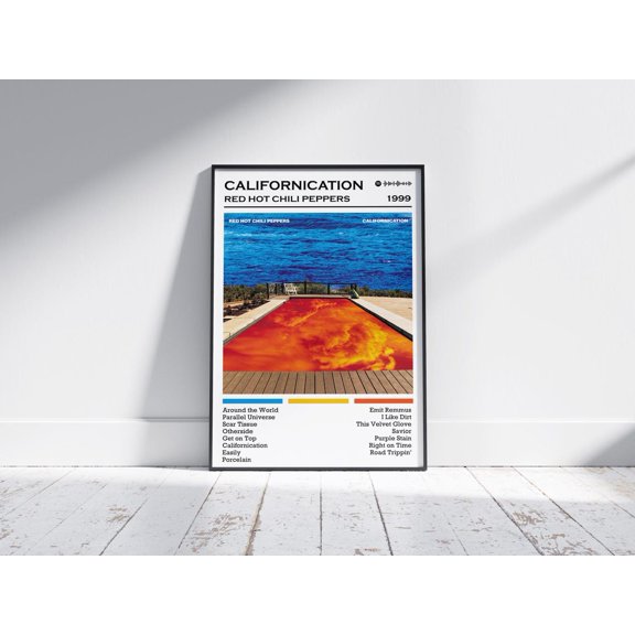 Alternative Icon Californication Album Art Music Studio Accent Room Display Cover, Unframed Poster