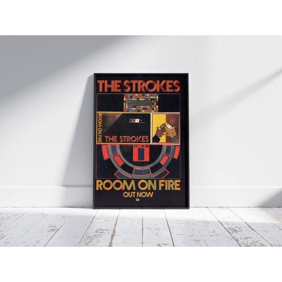 Alternative Icon Geometric Design Album Art Music Studio Accent Room Display Cover, Unframed Poster