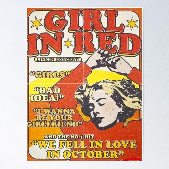 Alternative Indie Pop Singer Album Wall Decor, Unframed Poster