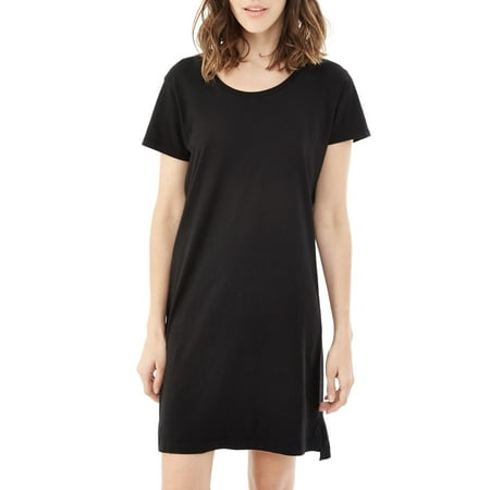 Alternative Legacy Garment Dyed T-Shirt Dress, Black, Small