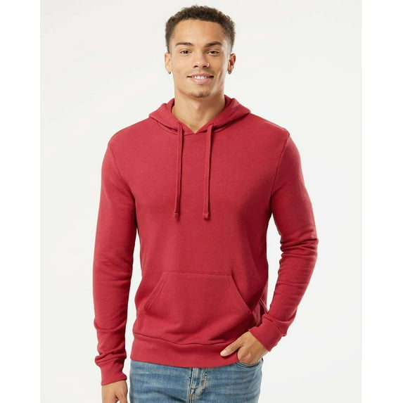 Challenger Lightweight Eco-Washed French Terry Hooded Pullover, M