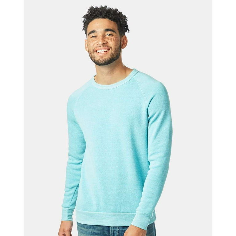 Aqua crewneck sweatshirt sale