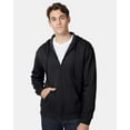 thumbnail image 1 of Alternative Mens Eco-Cozy Fleece Zip Hoodie 8805PF, M, Black, 1 of 5
