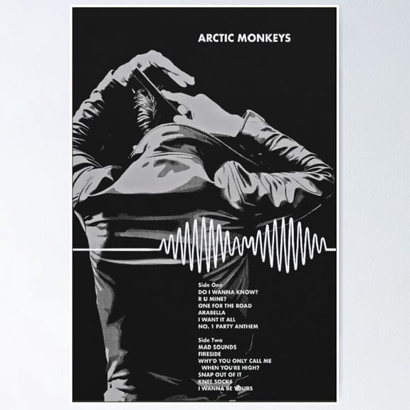 Alternative Music Indie Band Concert Graphic Wall Decor, Unframed Poster
