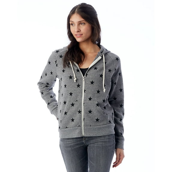 Alternative - New - NIB - Women’s Adrian Eco-Fleece Full-Zip Hooded Sweatshirt