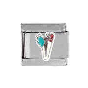 Alternative Patterns Italian Charm Link Stainless Steel Removable Modules for Italian Bracelets