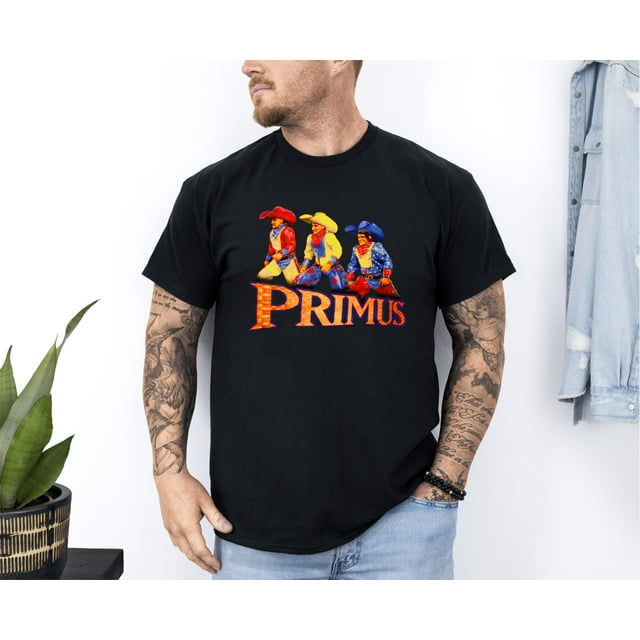 Alternative Rock Band Inspired Primus Logo Graphic T-Shirt