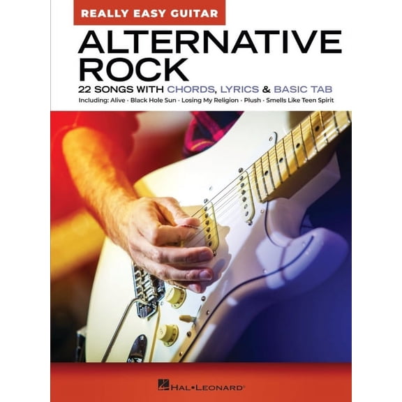 Alternative Rock - Really Easy Guitar: 22 Songs with Chords, Lyrics, & Basic Tab, (Paperback)