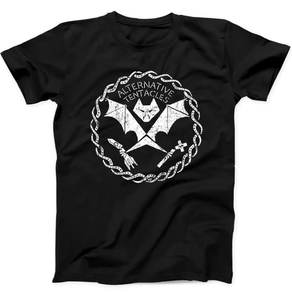 Alternative Tentacles Record Label Music Retro Funny Gift Tee Black T Shirt 23
