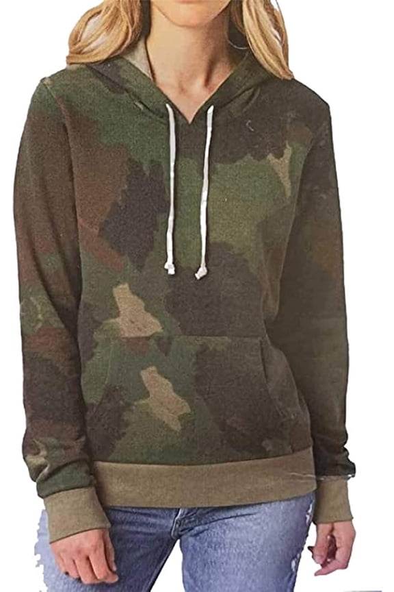 Women's Athletics Eco Jersey Pullover Hoodie Dreamstate Camo