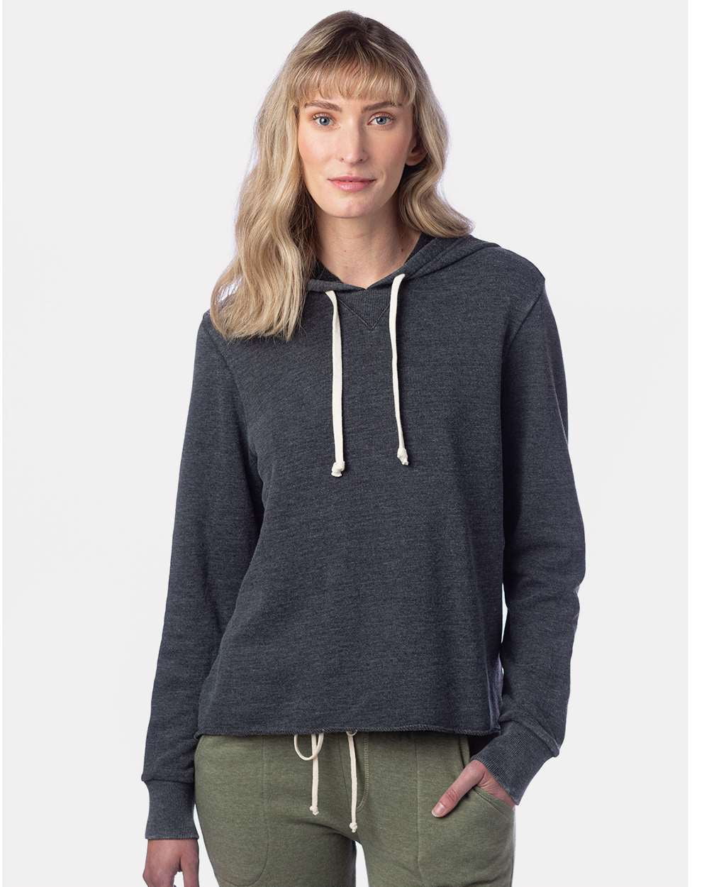 Alternative Women s Day Off Mineral Wash French Terry Hooded