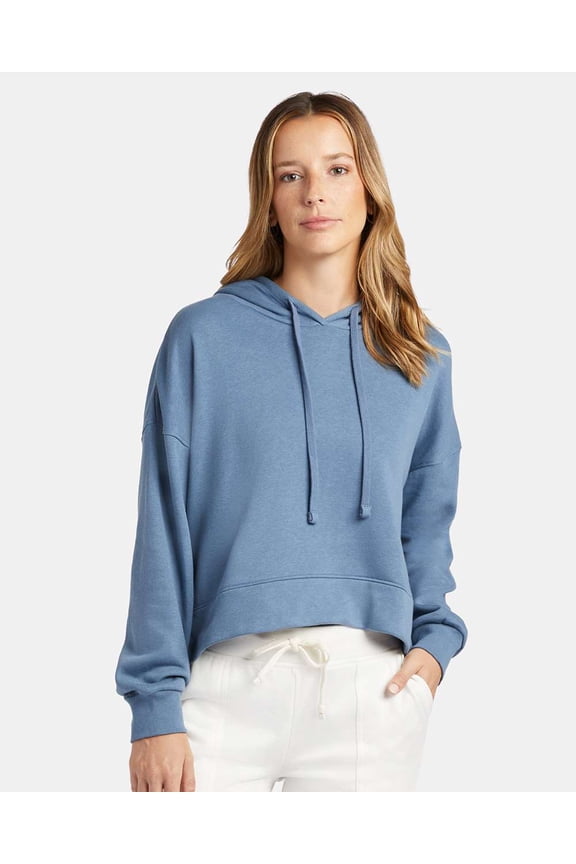 Women�'s Eco-Washed Terry Hoodie