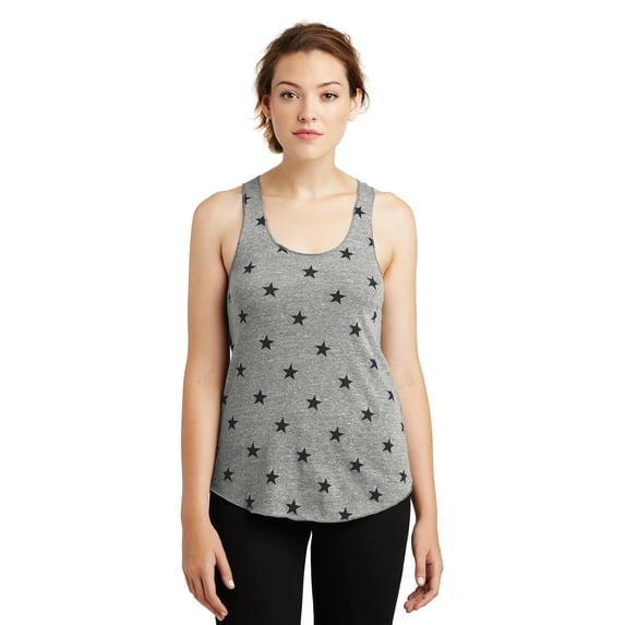 Alternative - Women's Printed Meegs Eco-Jersey Racer Tank - 1927ea