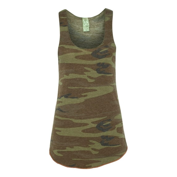Alternative Women's Printed Meegs Eco-Jersey Racerback Tank
