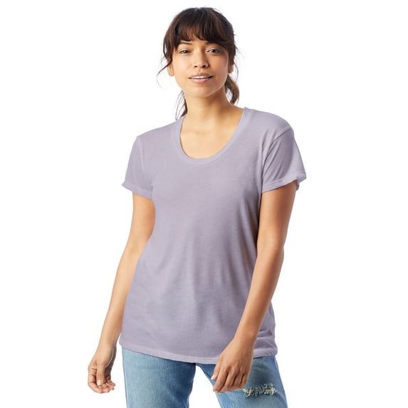 Alternative Women's Kimber Slinky Jersey T-shirt - LILAC MIST - S