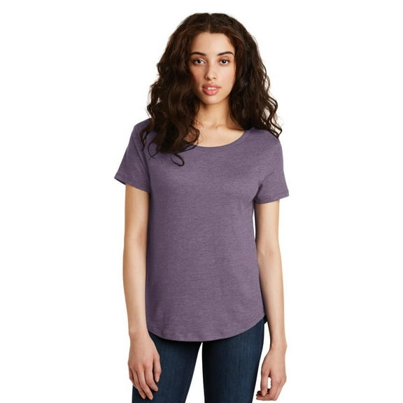 Alternative Womens Backstage Vintage Jersey T-Shirt 5064, L, Vintage Iris