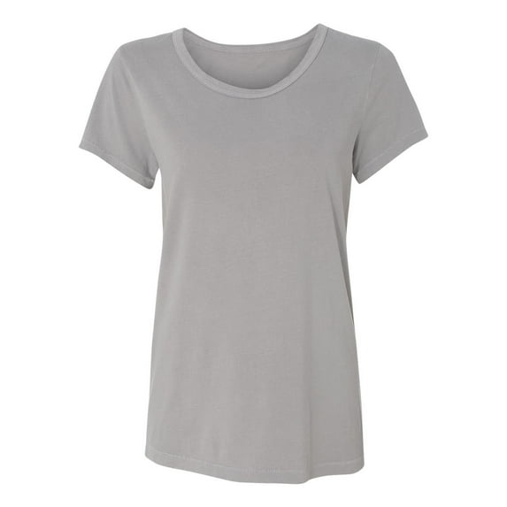 Alternative Womens Distressed Vintage T-Shirt (04860C1) -GREY PIGMENT -S