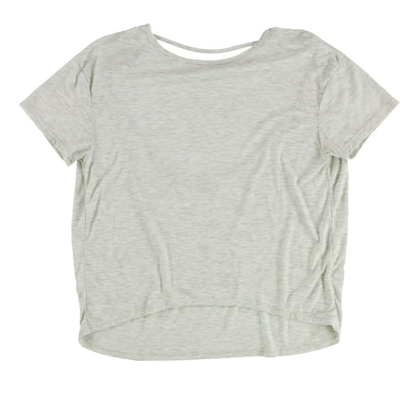Alternative Womens Solid Basic T-Shirt, Grey, Small