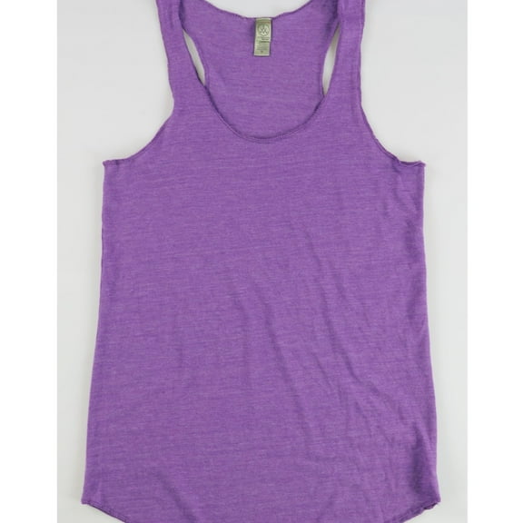 Alternative Womens Solid Tank Top, Purple, Large
