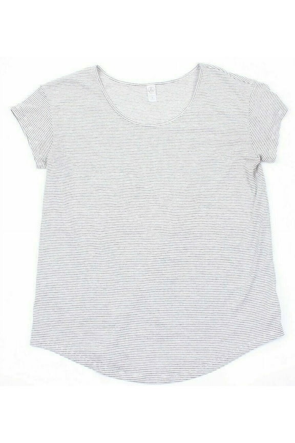 Womens Stripe Short-Sleeve T-Shirt