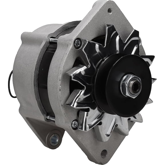 Alternator Compatible with Gehl / Manitou / Mustang Skid Steer Loader & Forklifts IA1351 11.203.850 AAK1878 MG502 194165 241459 A-6613 LEA0153 90-23-6595<br>12V 95A