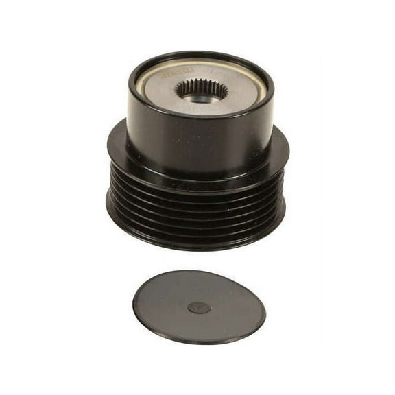 Alternator Decoupler Pulley - Compatible with 2007 - 2014 Volvo XC90 3.2L 6-Cylinder 2008 2009 2010 2011 2012 2013