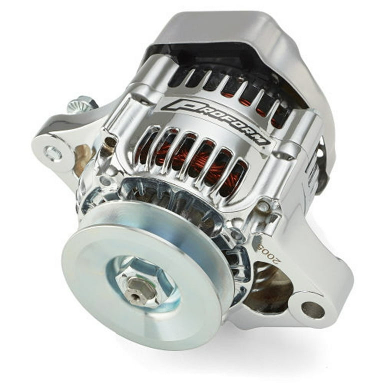 Proform Alternator Mini 50 Amp 1-Wire Chrome Proform Alternator Mini 50 Amp 1-Wire Chrome