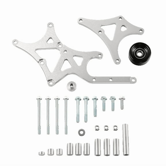 Alternator Power Steering Pump Bracket Kit for 99-14 Chevy Silverado GMC Sierra