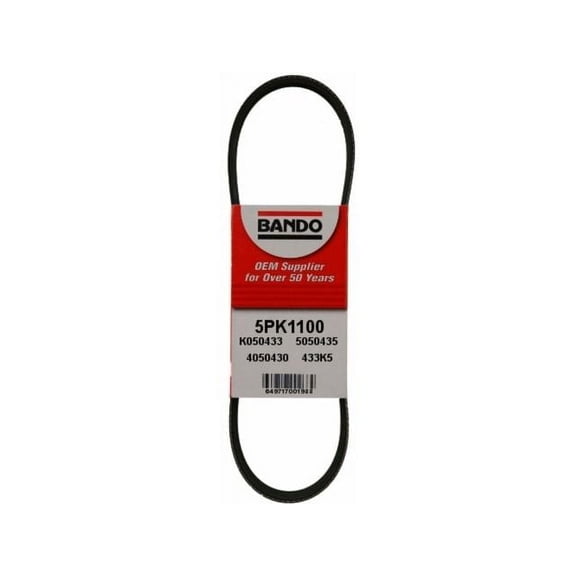 Alternator and Air Conditioning Accessory Drive Belt - Compatible with 1999 - 2001 Toyota Solara 2.2L 4-Cylinder 2000