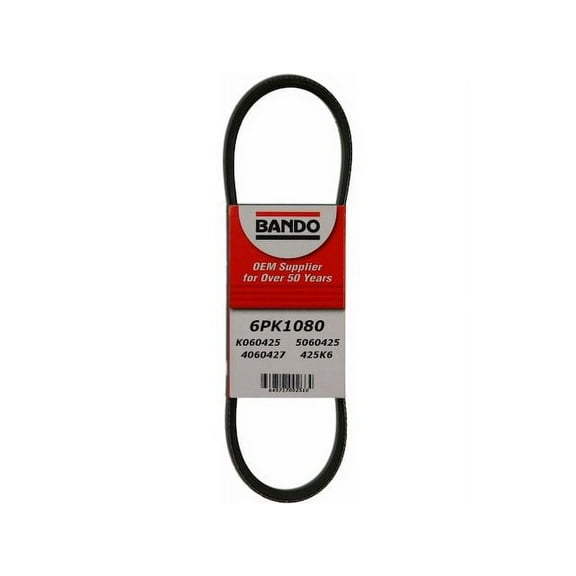 Alternator and Power Steering Accessory Drive Belt - Compatible with 1991 - 1992 BMW 850i 5.0L V12