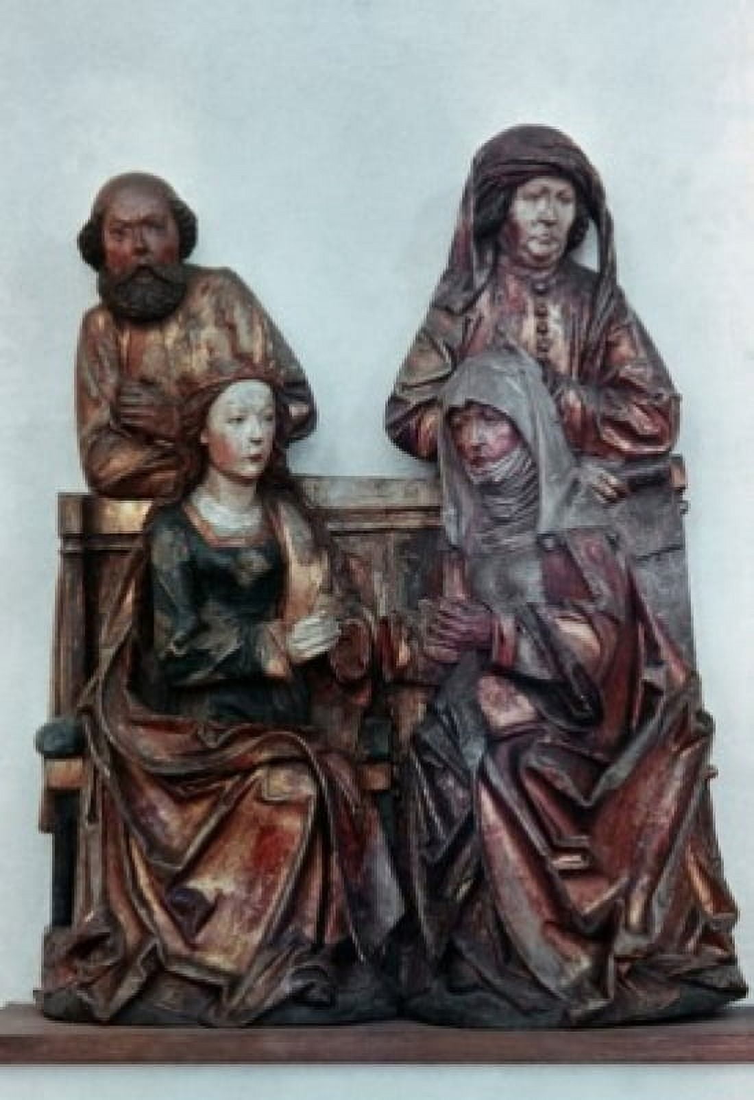 Alterpiece - Detail C1500 Riemenschneider Tilman(ca1460-1531 German) Wood Main-Franconian Museum Wurzburg Germany Canvas Art - Tilman Riemenschneider (24 x 36)