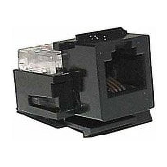 Altex Preferred Manufacturer Category 3 IDC Type Keystone Jack (6P6C) - Black - 30-9201BK