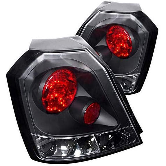 Altezza Style Tail Lights Replacement In Black Housing Clear Lens Made For And Compatible With 2004 - 2008 Chevrolet Chevy Aveo Aveo5 Hatchback 04 05 06 07 08