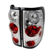 Altezza Tail Light for 04 to 08 Ford F150, Chrome - 10 x 19 x 25 in.