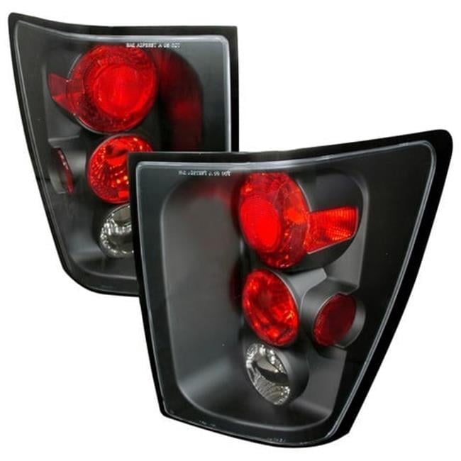 Altezza Tail Lights – Black Housing / Clear Lens – Fits Ford F-150 1990-1996 & Bronco 1992-1996