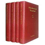 Althochdeutsches W rterbuch. Band I A-B Reprint, Hardcover