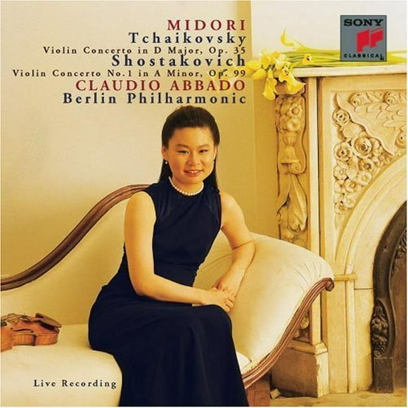 Although Tchaikovsky was inspired to write his Violin Concerto by Lalo's 'Symphonie espagnole,' its musical lineage reaches back to Beethoven's Violin Concerto. Consciously or not, Tchaikovsky was composing in Beethoven's shadow, as did Brahms at about the same time. Neither of these influences, however, kept Tchaikovsky's concerto from being completely his own, and it is performed here to technical perfection by Midori and the Berlin Philharmonic under Claudio Abbado.<BR>As a companion to the Tchaikovsky, Dmitri Shostakovich's first Violin Concerto comes across as much more of a study in abstracts, considerably less rooted in the German symphonic tradition. This work was written for David Oistrakh just after Shostakovich's music was condemned by Stalin's cultural regime, and could not be performed until 1955. It was one of many works Shostakovich wrote during those years to truly satisfy his compositional urges while turning out public works to satisfy the state.<BR>This pair of live Berlin performances makes an attractive disc for collectors and more general music lovers. Sony's sound is, as always, quite full and captures every nuance of the performance while omitting most audience noise. In a bit of interesting editing, however, the same deservedly enthusiastic applause follows both works.