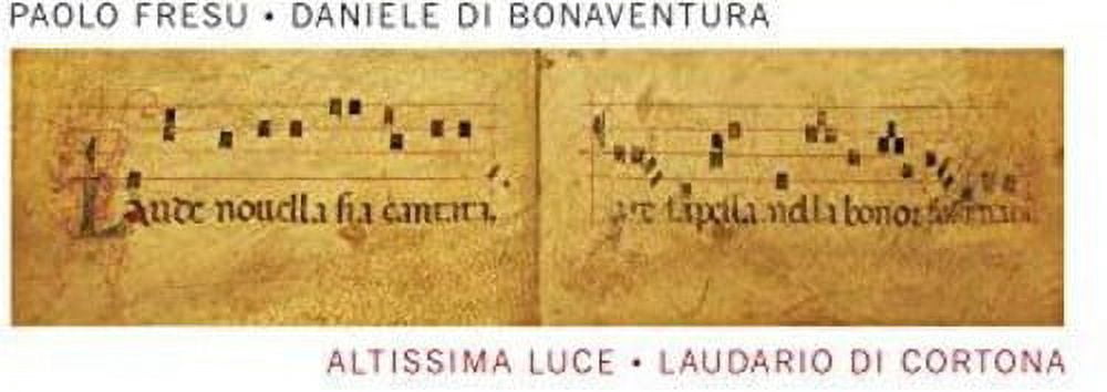 Altissima Luce: Laudario Di Cortona (CD)