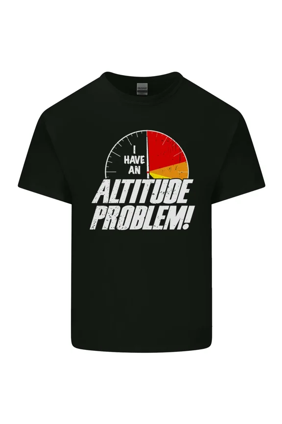 Altitude Problem Skydiving Freefall Funny for a Skydiver and Hobby Unisex T-Shirt, up to size 5XL