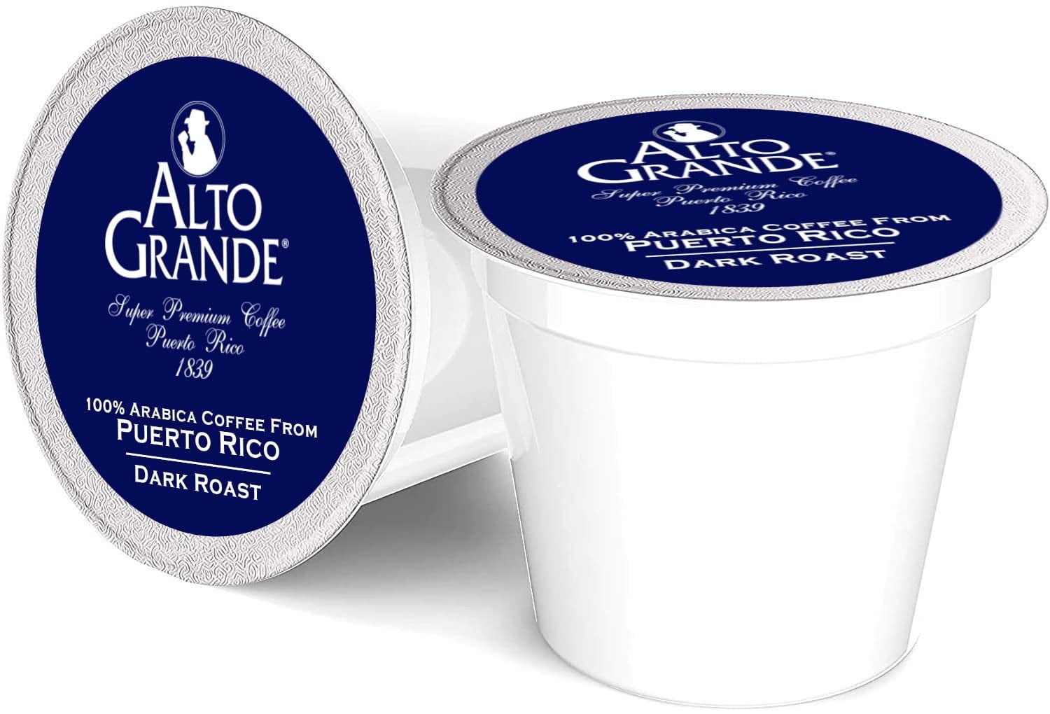 Alto Grande Ground Dark Roast Arabica Coffee Single-Serve Pods, 72 Count, Compatible with Keurig K Cup Brewers