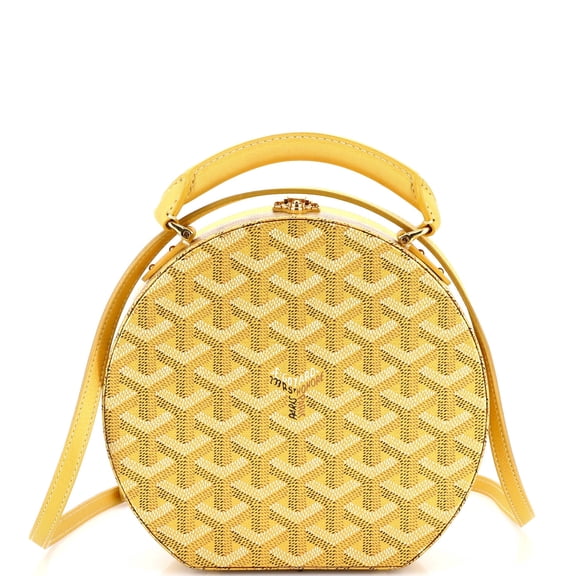Alto Hatbox Bag Coated Canvas By Rebag