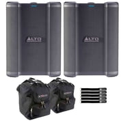 Alto Professional BUSKER 200W Premium Battery Powered Portable PA 2-Pack with Protective Cases Package