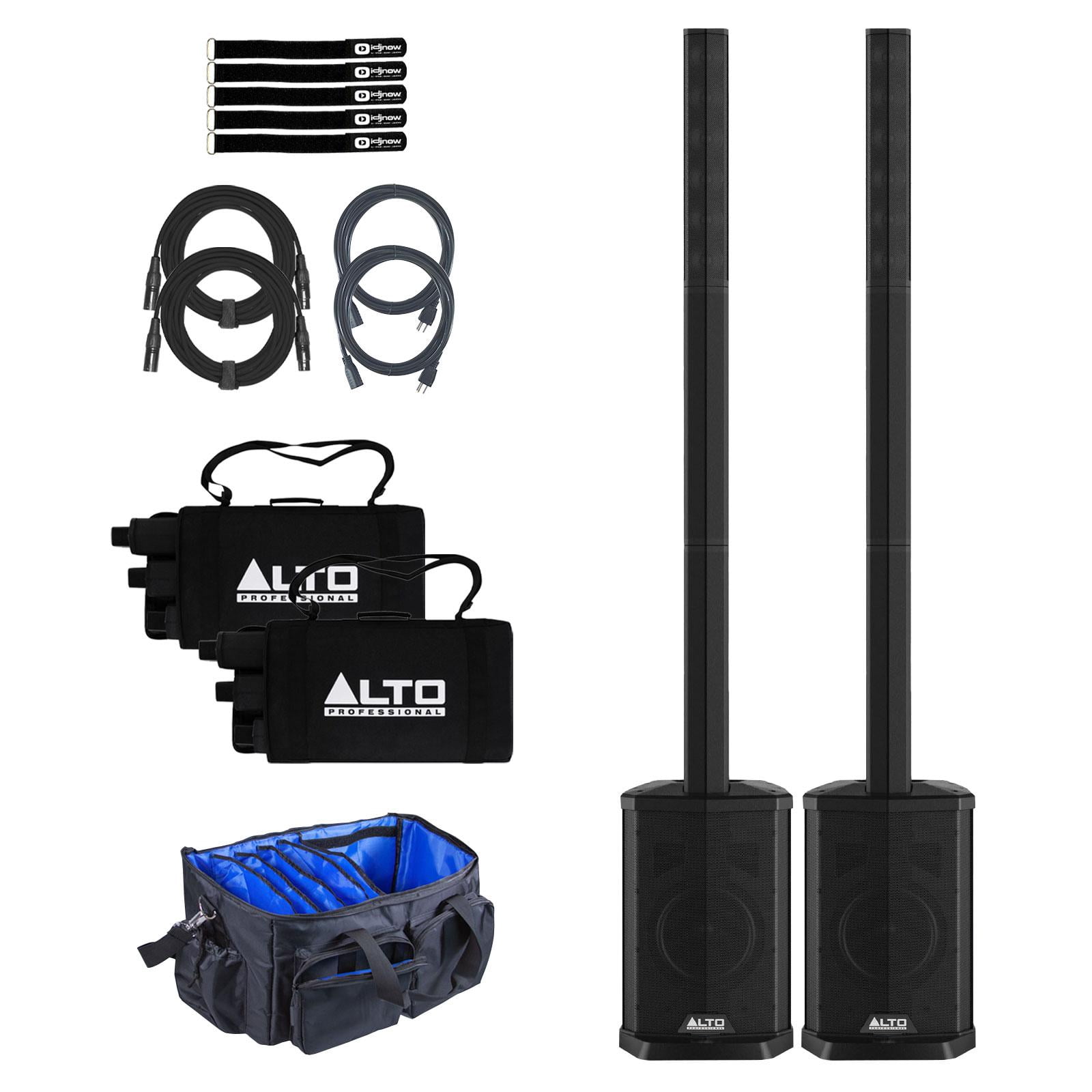 Portable Column Array Alto Professional TS108C 600W Portable Powered Column Array Loudspeaker ...