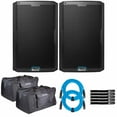 thumbnail image 1 of Alto Professional TS415 2500W 15" 2-Way Powered Loudspeakers with Universal Carry Tote Bags Duo Package, 1 of 9