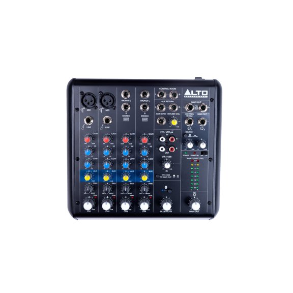 Alto Professional TrueMix 600 6-Channel Compact Mixer with USB and Bluetooth