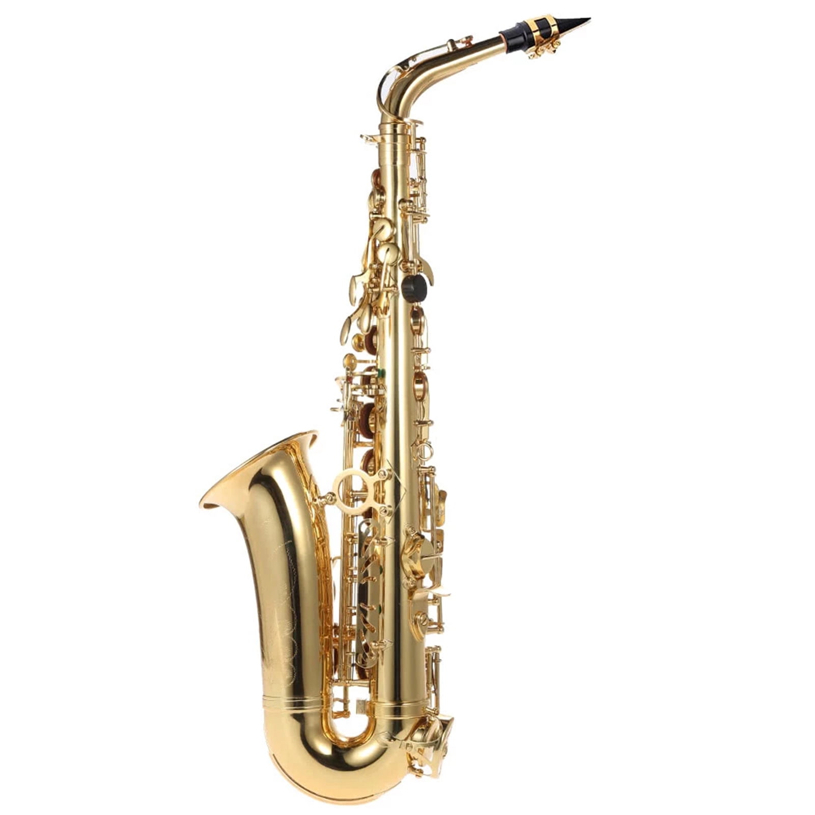 Alto Saxophone Alto Sax E Flat Sax 802 Key Type Saxophone Eb Alto Saxophone Eb Alto Saxophone Brass Lacquered Gold E Flat Woodwind Instrument With Cleaning Brush Cloth Gloves Strap Padded Case