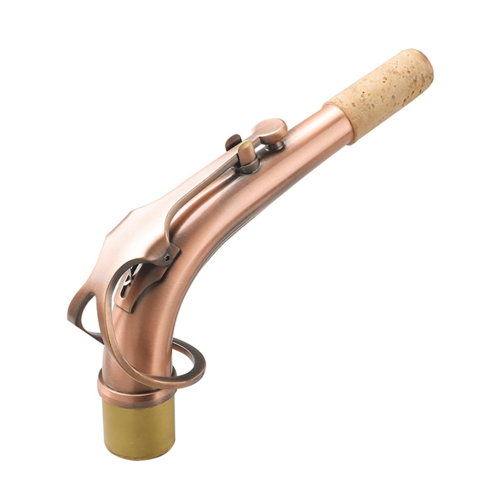 Saxophone Accessory Alto Saxophone Bend Neck Metal Cork Sax Accessory for Saxophone Music ...