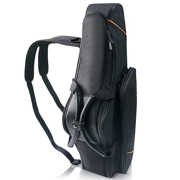 Alto Saxophone Case - 2-in-1 Padded Backpack Gig Bag with Flute Pocket & Accessory Storage, 20mm Soft Padding, Lightweight Protective Carry Case for Saxophone