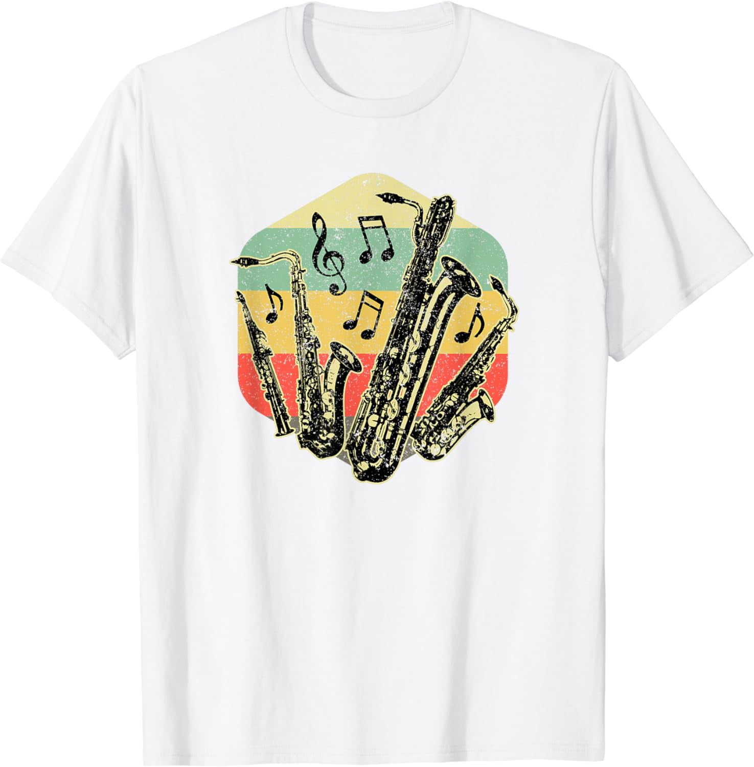 Alto Tenor Soprano Bari Baritone Sax Saxophone Player Gift TShirt